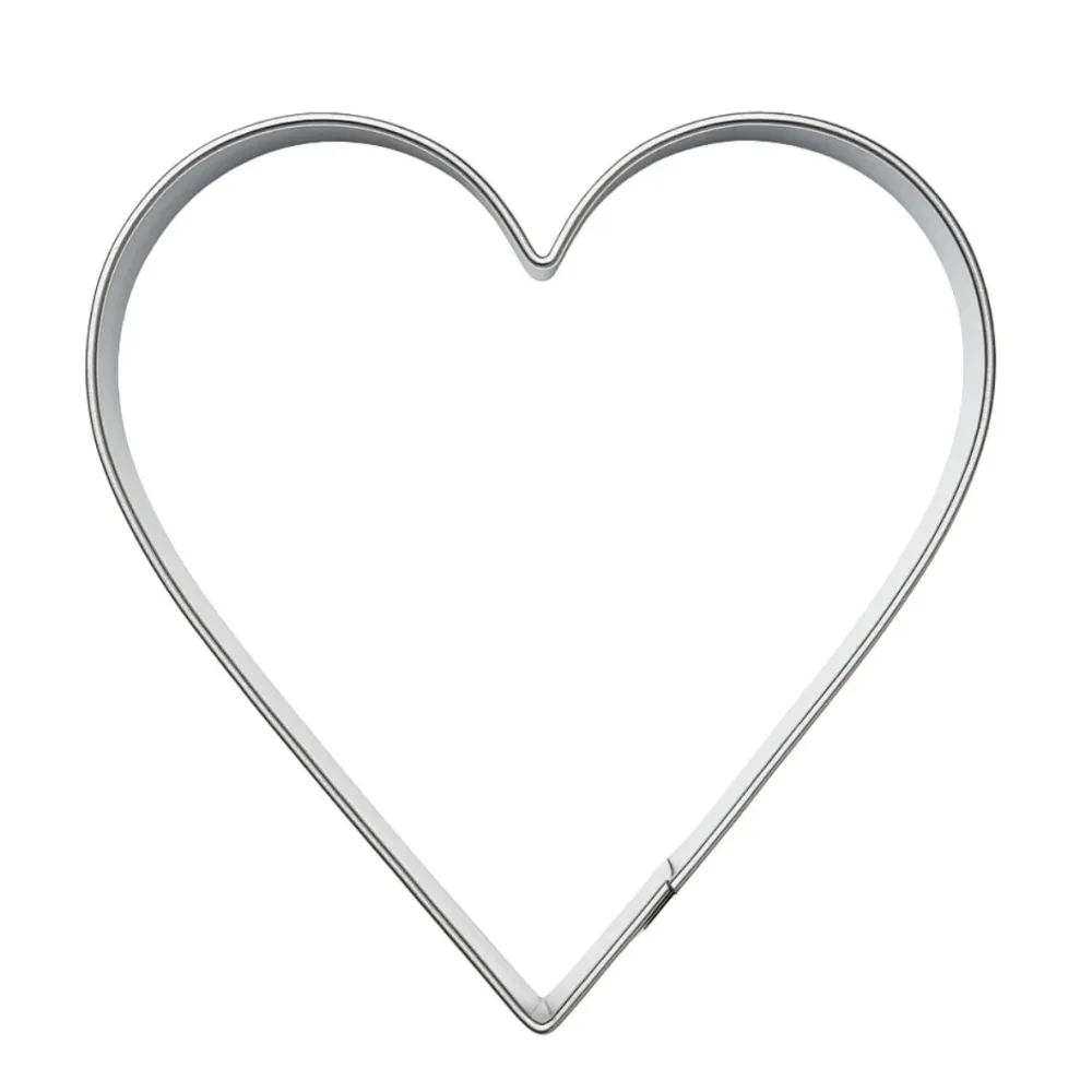 Pepperkakeform hjerte M - 8 cm
