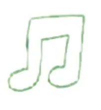 Pepperkakeform Musikknote 5,5cm