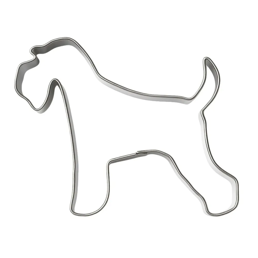 Pepperkakeform schnauzer - 10 cm