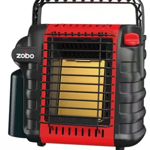 Zobo Gass varmeovn m/skrukobling 2600W