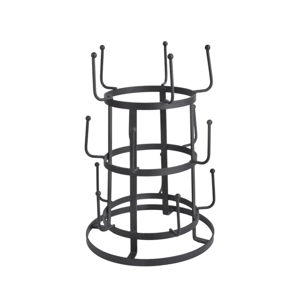 Flaskestativ Svart - 35cm