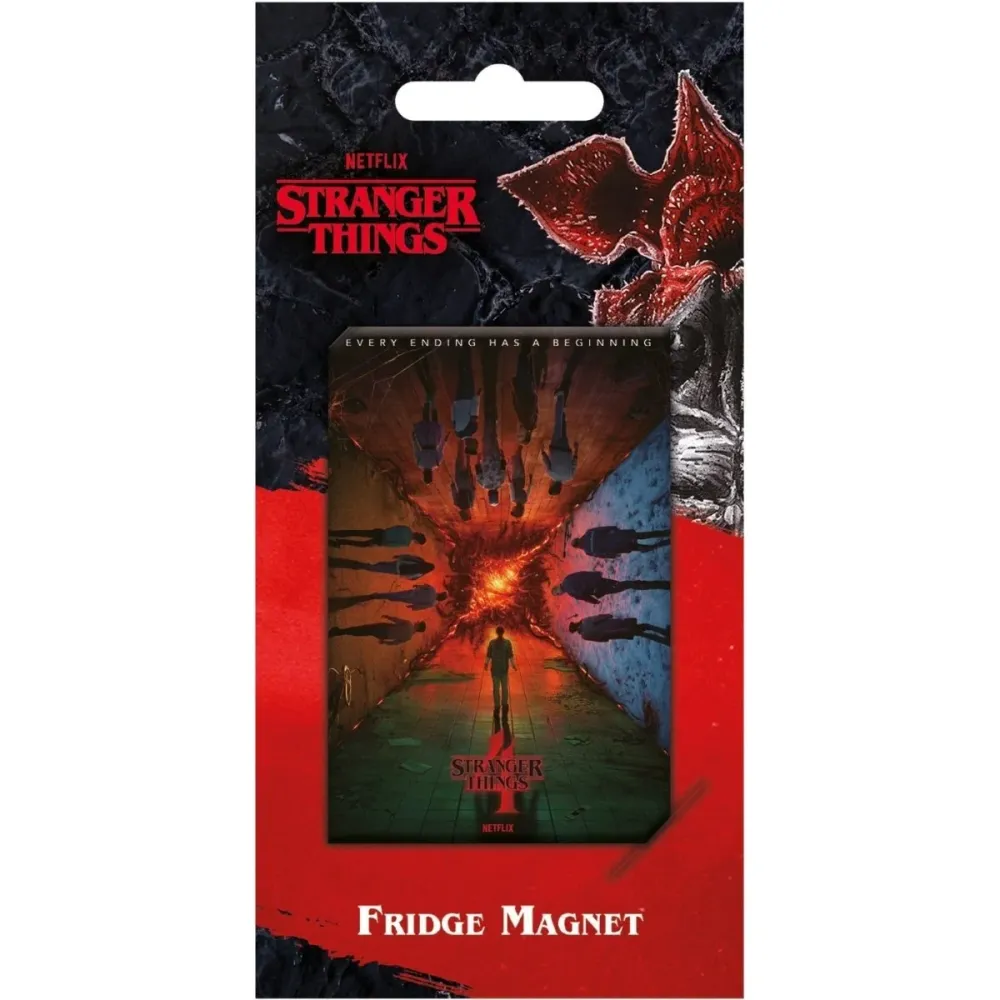 Stranger Things Kjøleskapmagnet Every Ending Has Beginning