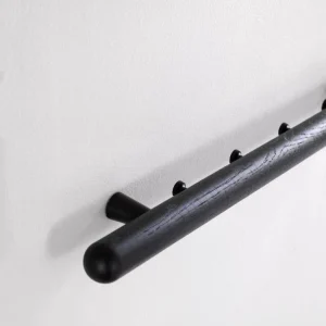 Haldar Knaggrekke 90cm Eik Sort