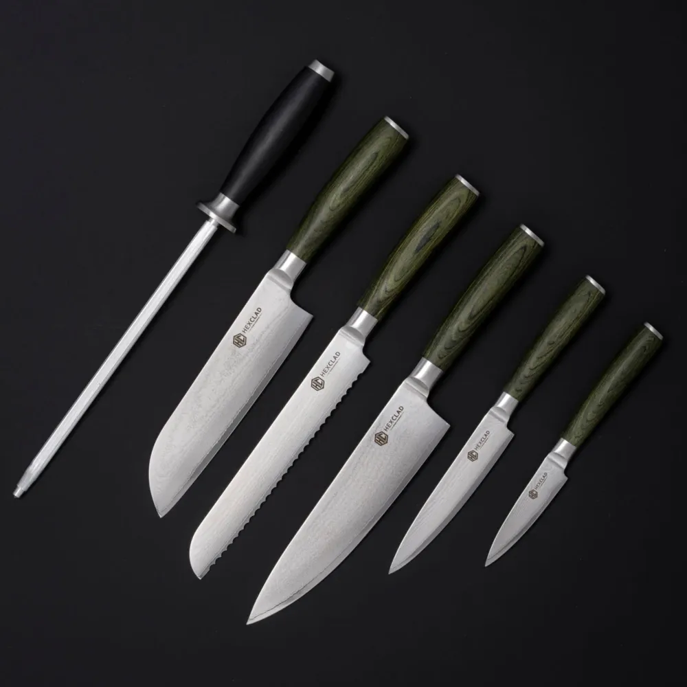 HEXCLAD Hybrid knivsett 6 Deler
