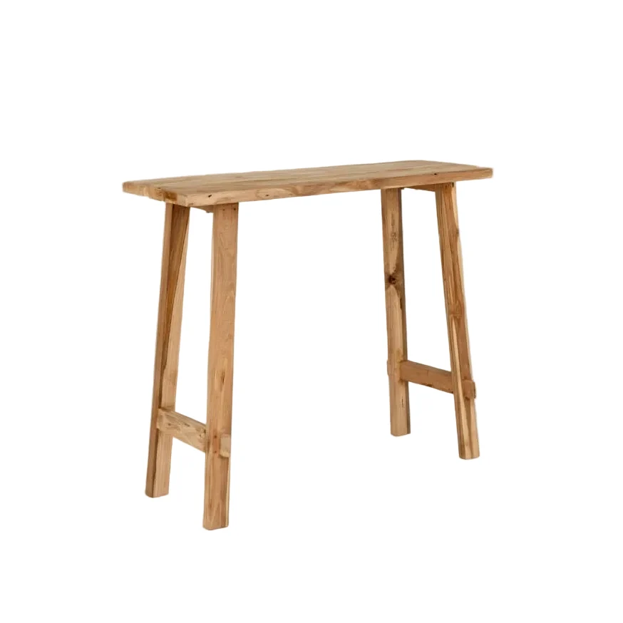 Girona konsollbord teak 90 x 30 x 80 cm