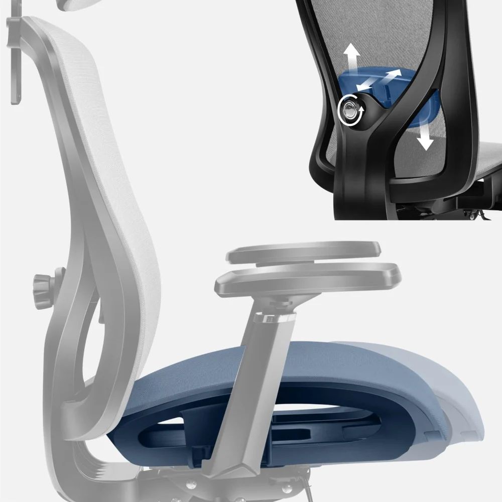 Ergonomisk Kontorstol Mark Adler Expert 5.3 Grå Mesh
