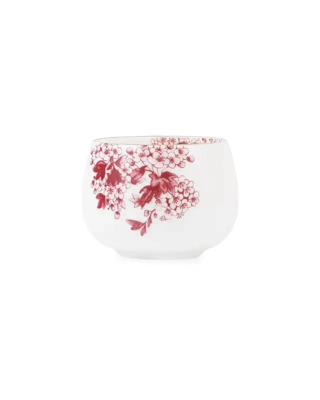 Tea Cup Burgundy