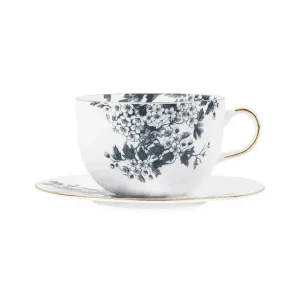 Tea Cup & Sauser Anthracite