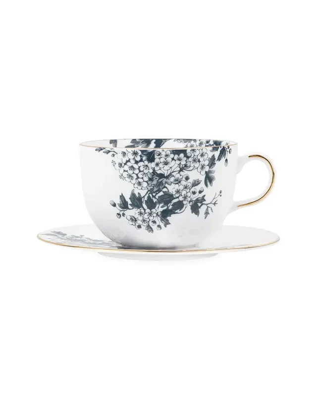 Tea Cup & Sauser Anthracite