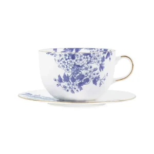 Tea Cup & Sauser Blue