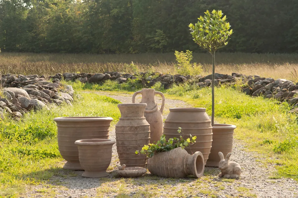 Stor Urne Terrakotta - 74cm