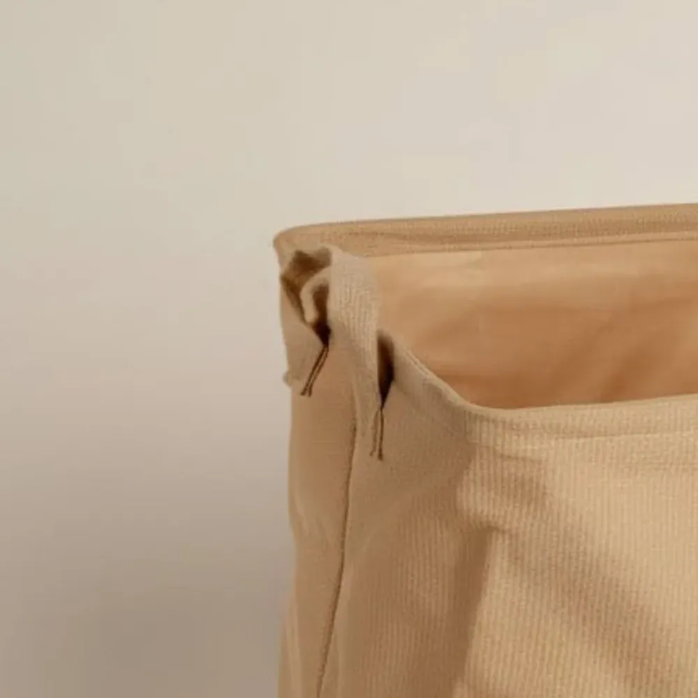 Kurv Strikketøy beige