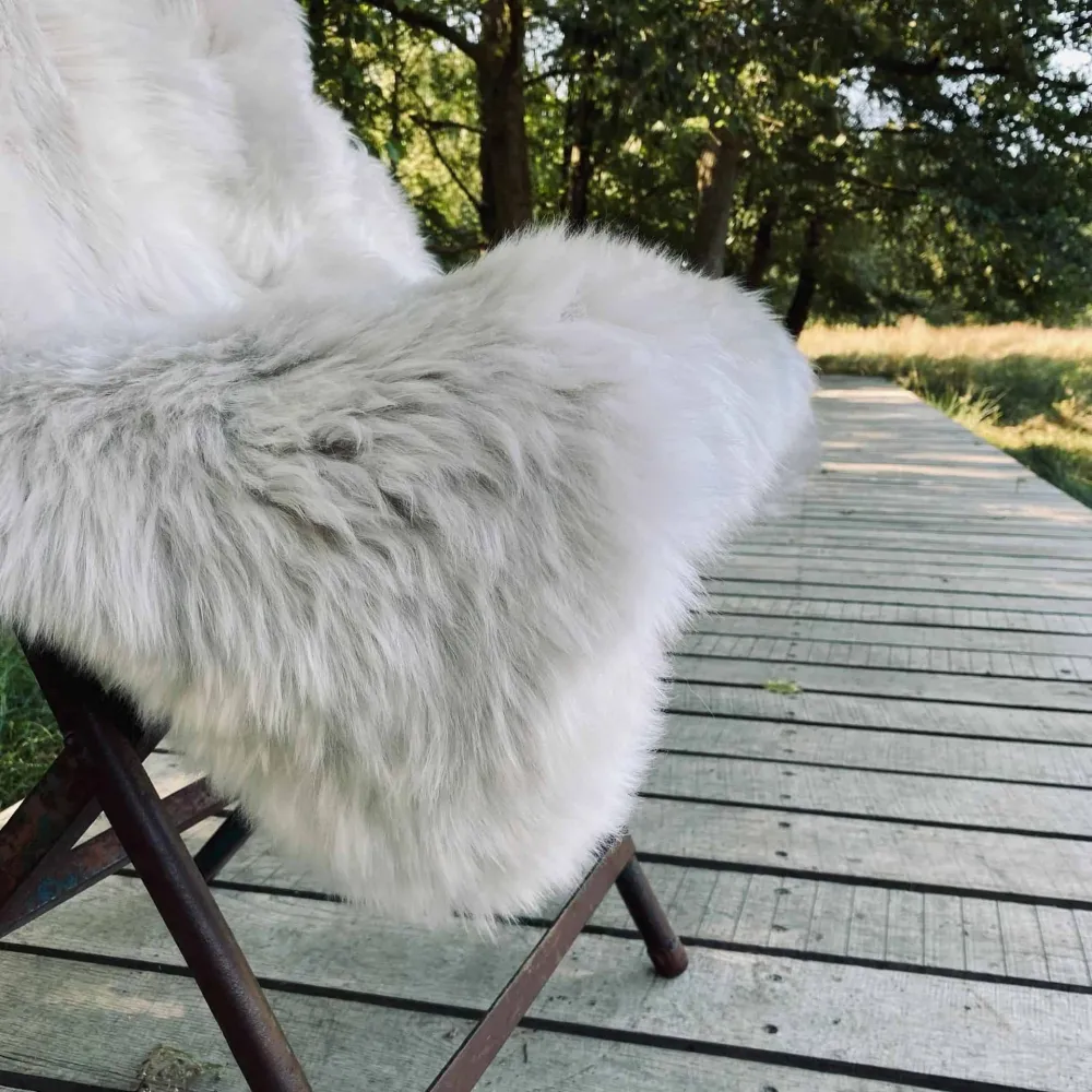 Lammeskinn i flott lys beige