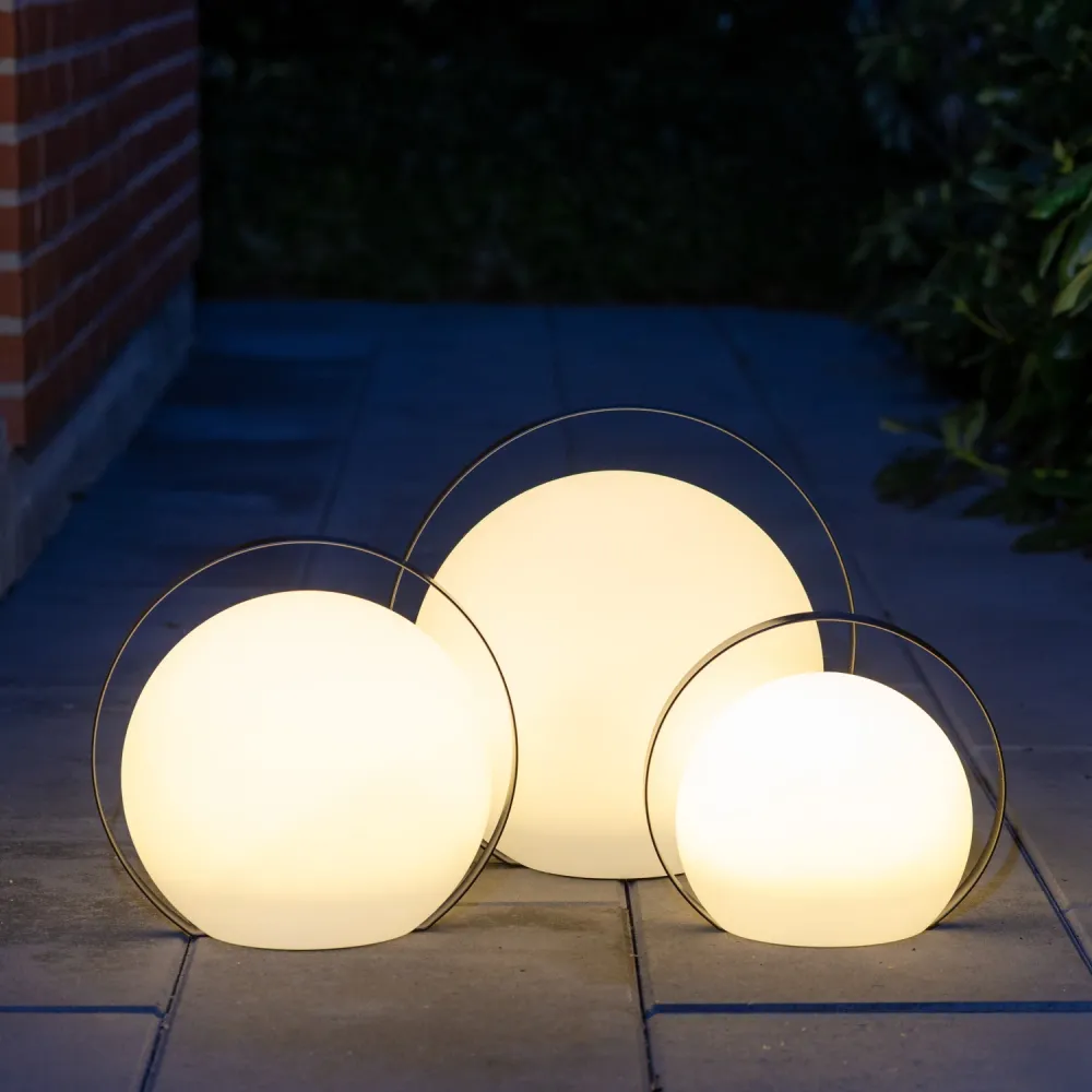 Asta LED kuler hvit Ø 20-25-30 cm Sett med 3