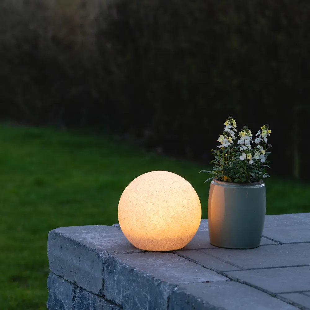 Mia LED kuler grå Ø 25 cm