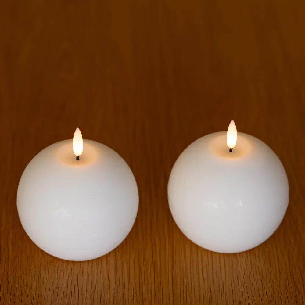 Luna LED kule Ø9 cm. 2 stk.
