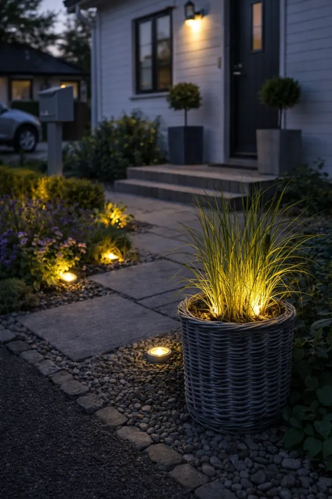 Solcelle spots MINI – Sett med 4 stk