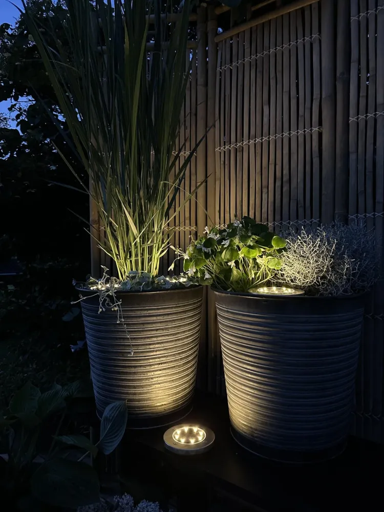Solcelle spots MINI – Sett med 4 stk