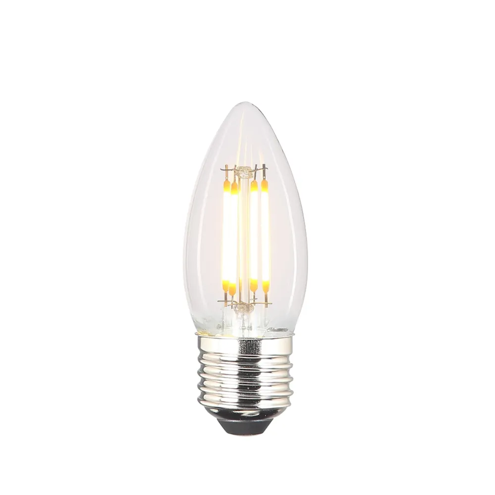 LED E27 4W B35 Dimbar Klar