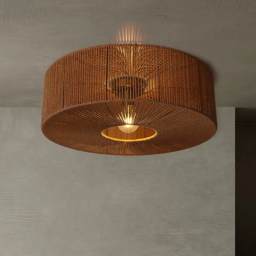 Braided Taklampe Ø60