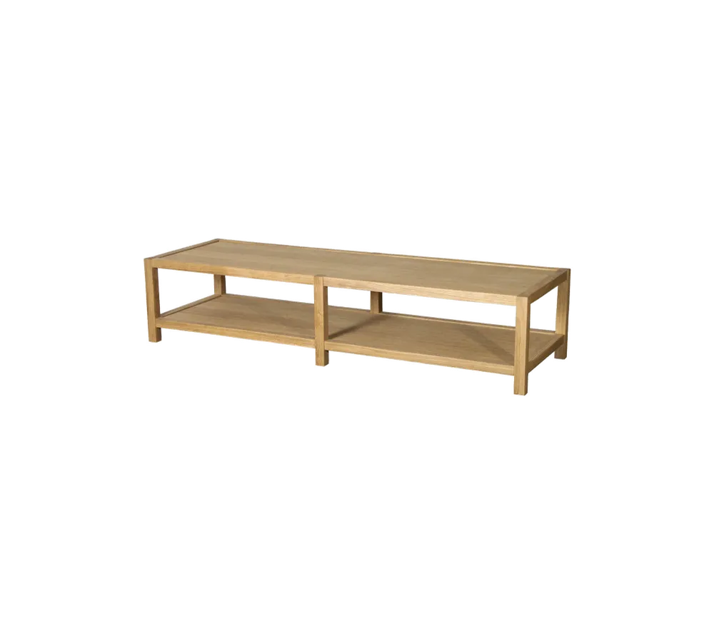 Scale sofabord, stor, Oak