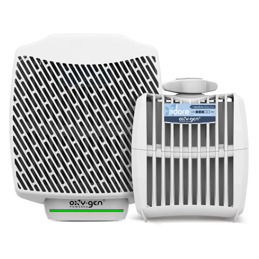 Oxygen Pro - Oxygen Powered Dispensers Continuous Air Freshening System - White