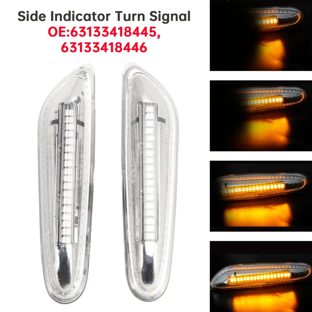 2002-2005 BMW E46 3 Series Wagon Facelift LED Sequential Blinker Side Indicator blinklys