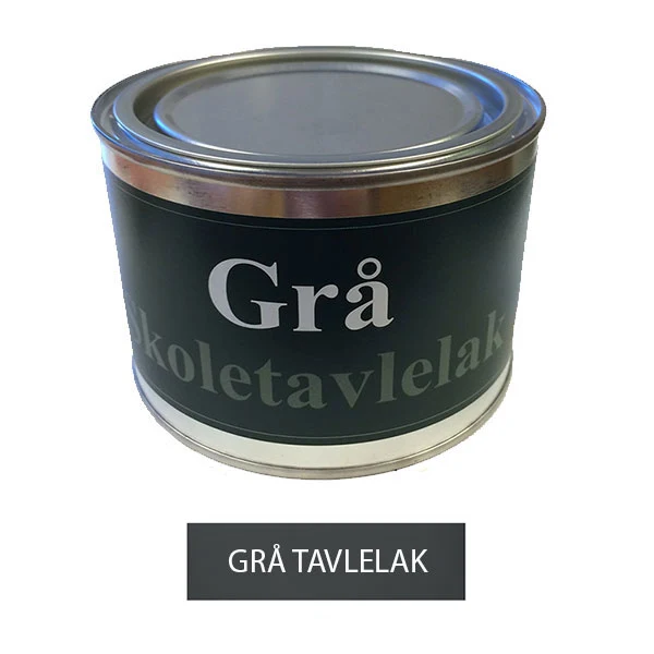Tavlelakk Grå, 500 ml.