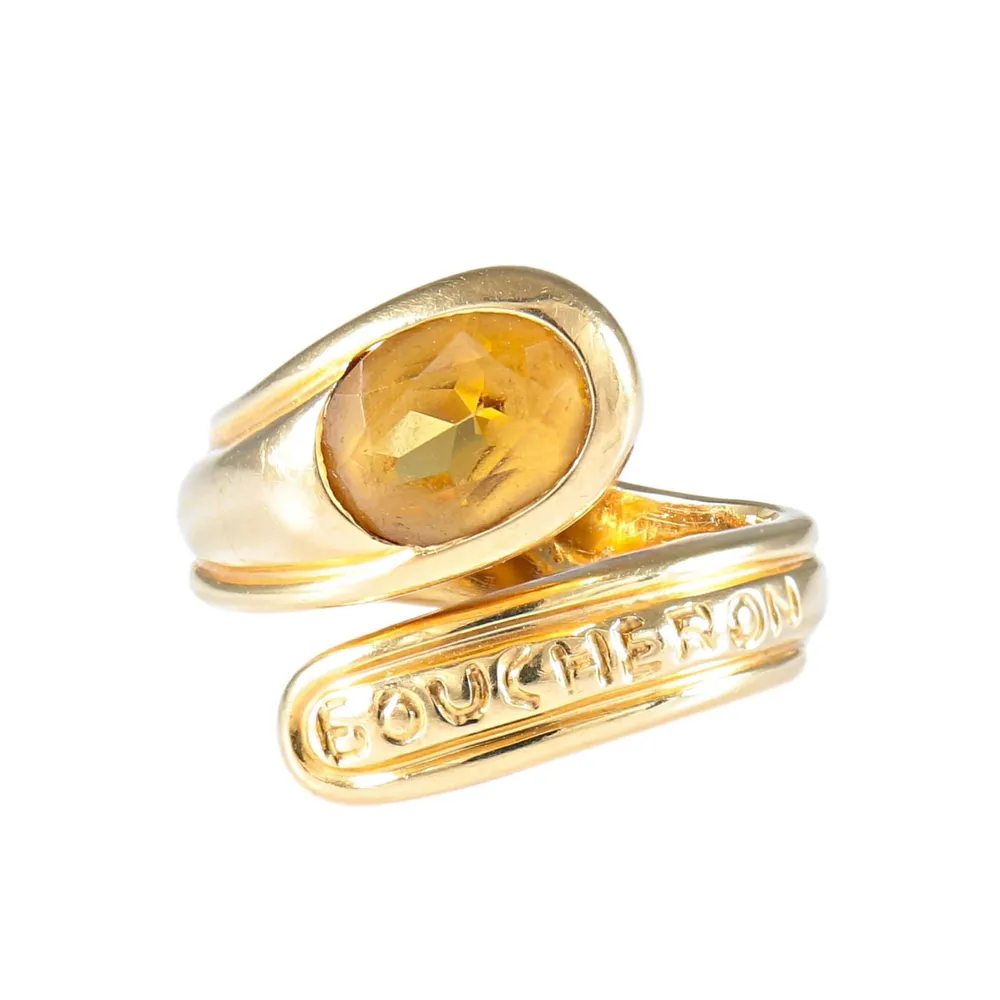 Boucheron citrin slange ring