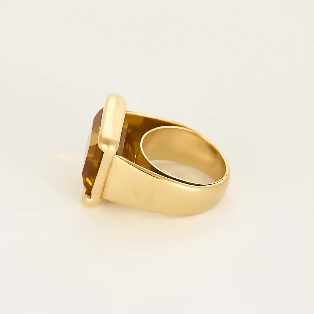 Viktig ring type Seglring og citrin