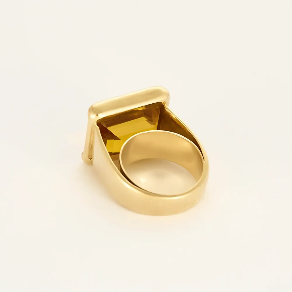 Viktig ring type Seglring og citrin
