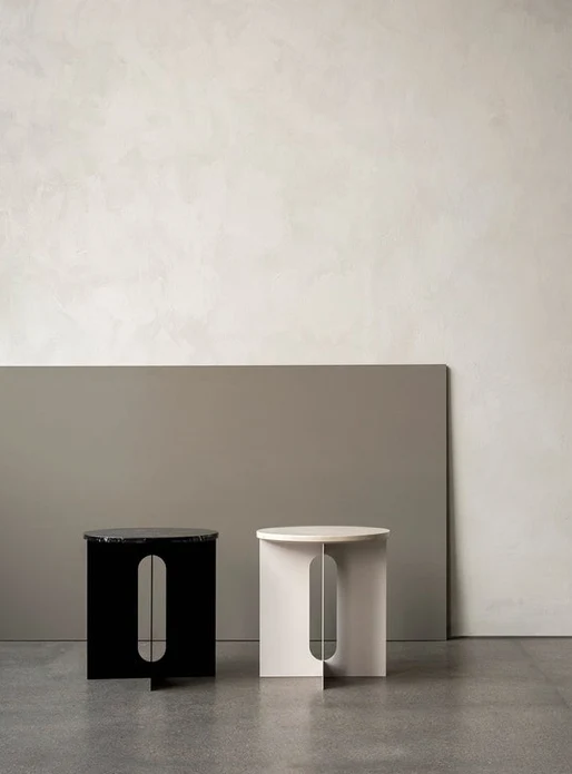 Androgyne Side bord/base blak steel