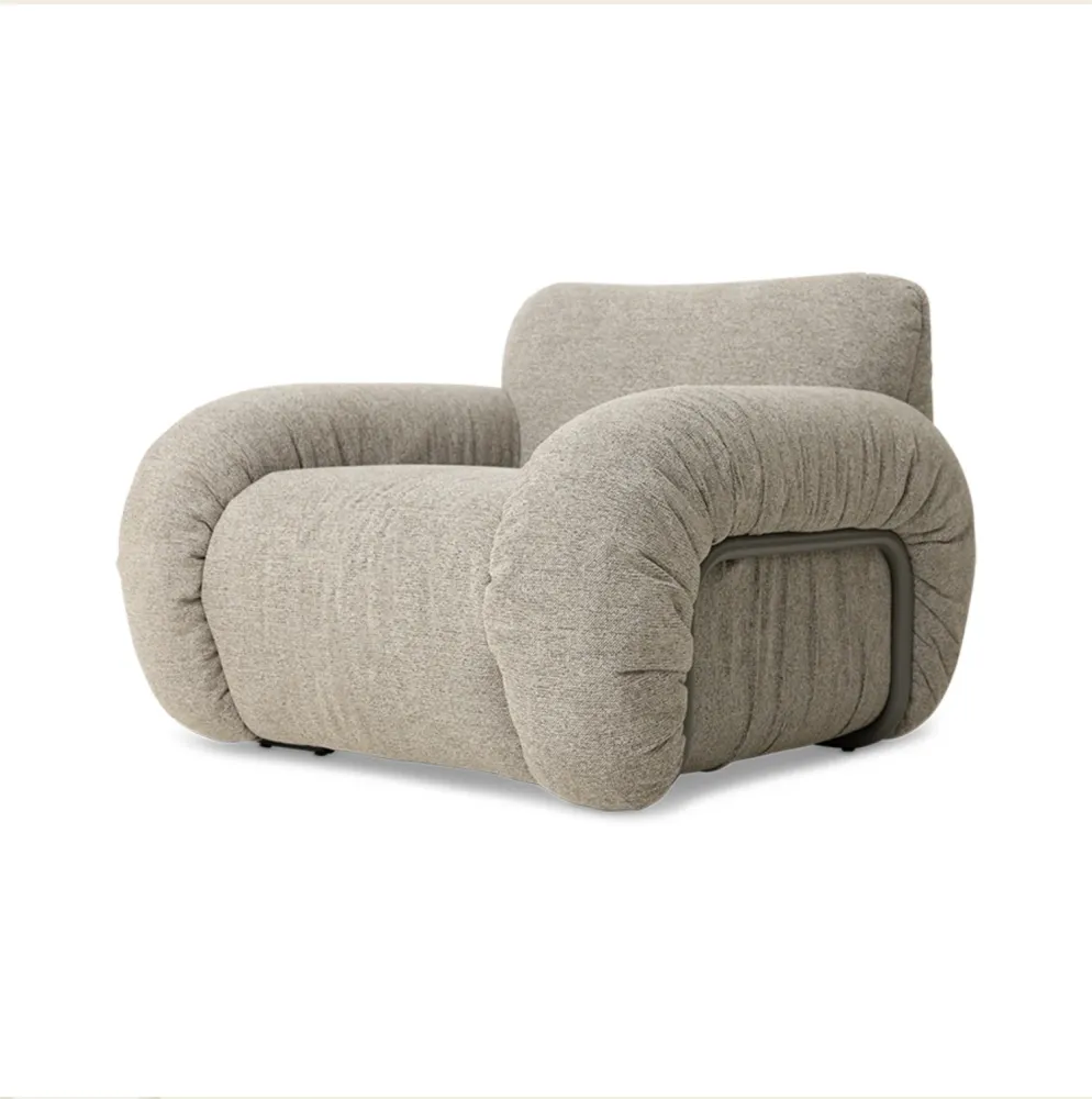 Arc lounge fauteuil, frame ash, sneak beige