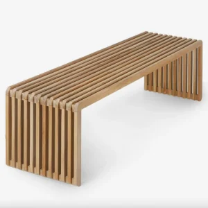 Slatted bench teak L