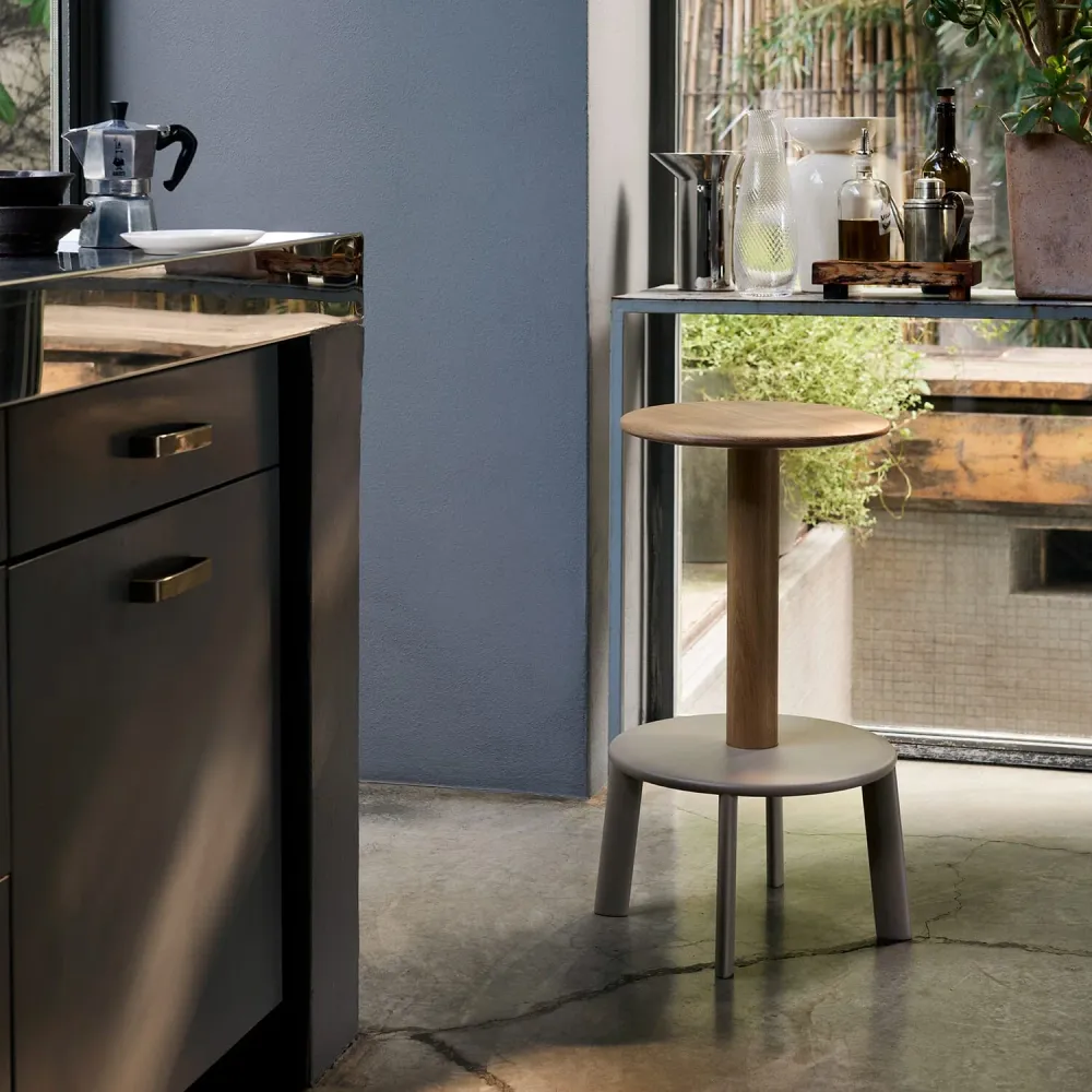 Barstol Massif Oak/Grey Beige