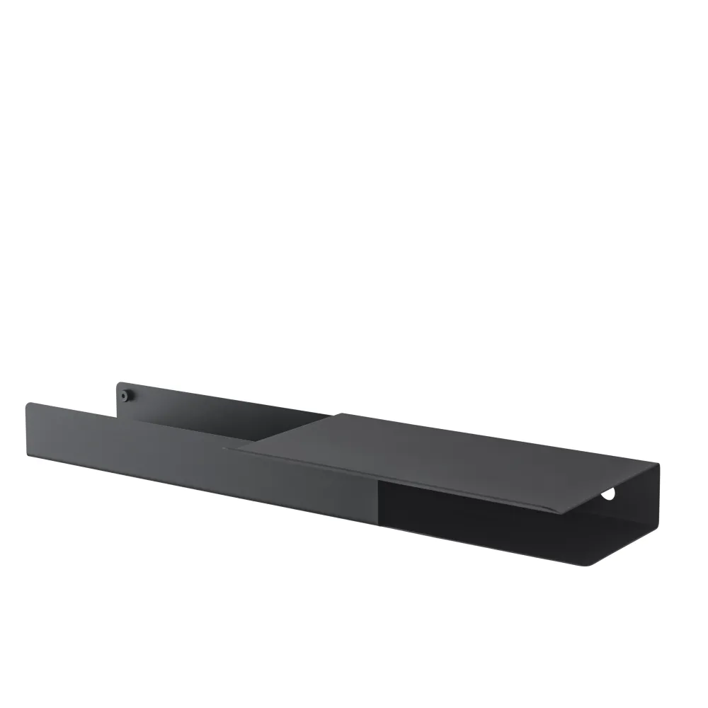 Folded Platform Shelves Black 62x5