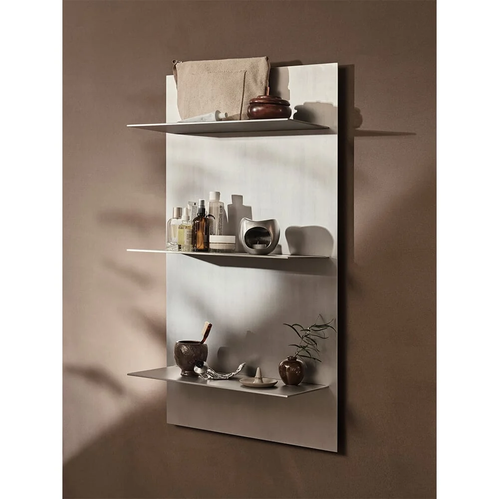 Hylle Lager Triple Aluminium 55x100