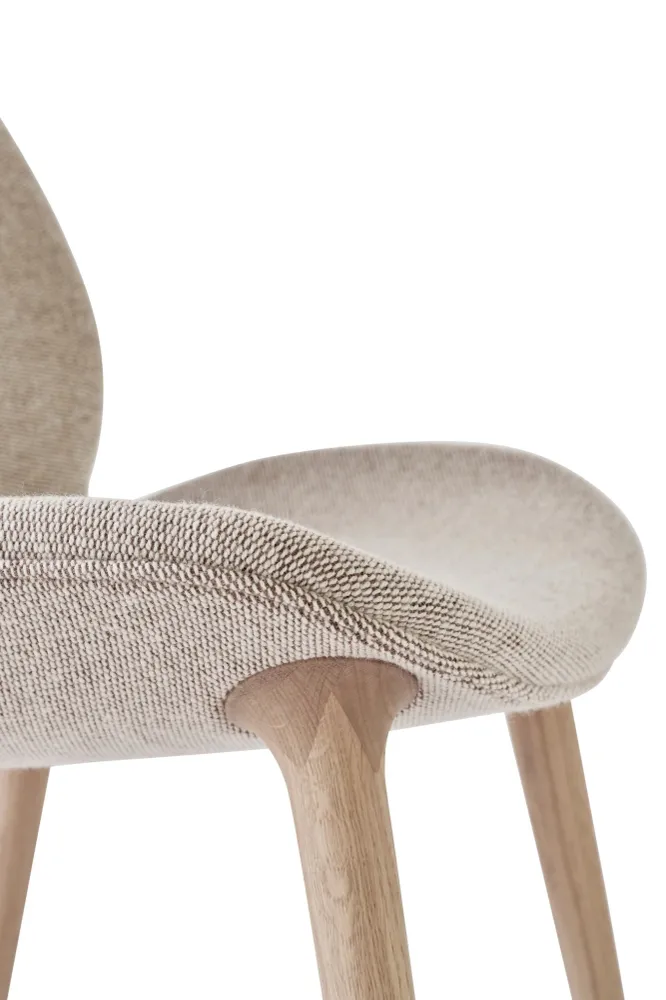 Lodgestol Lys eik Brook Beige/Kastanje