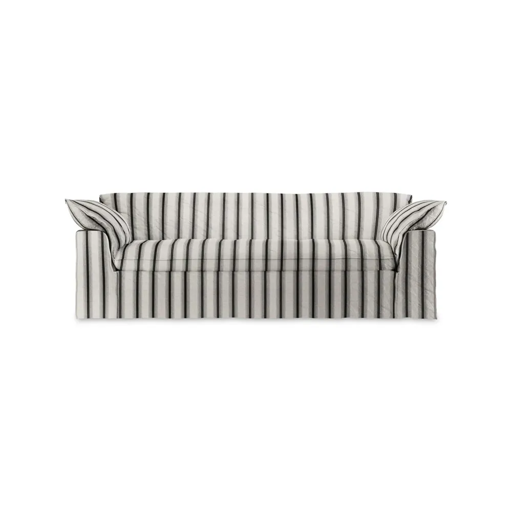 Nomad couch: 244cm, rocco, chalkstripe