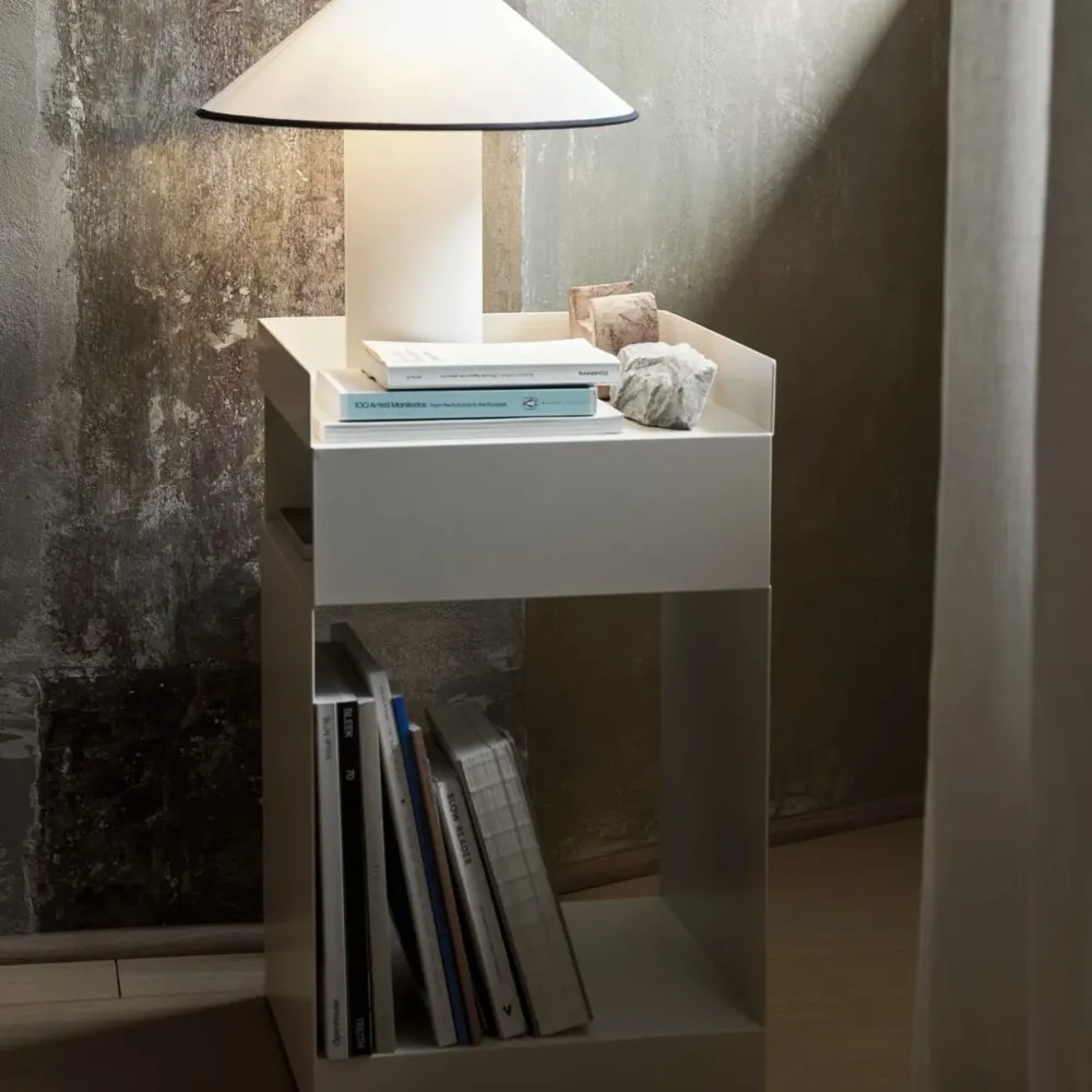 Rotate Sidebord med Oppbevaring SC73 Ivory
