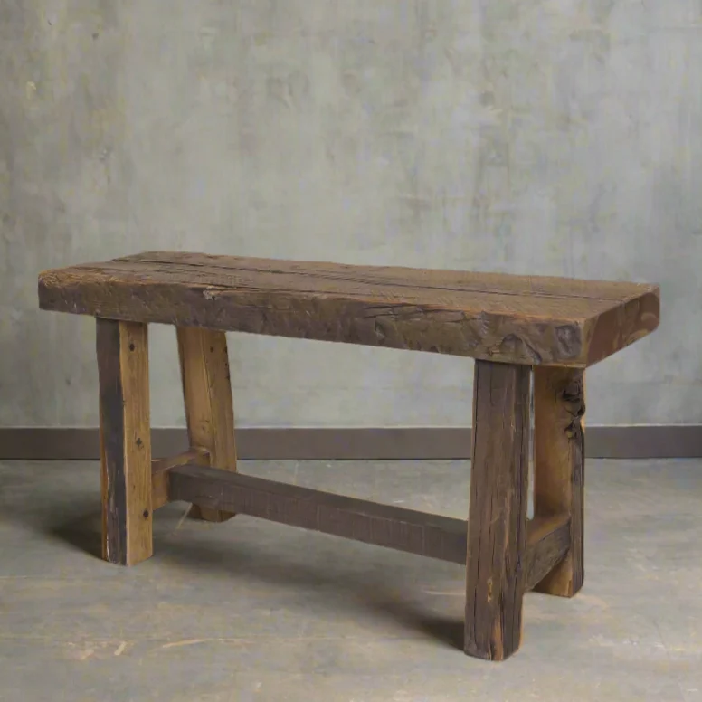 Rustikk Trebenk - 90cm