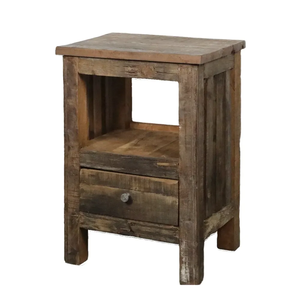 Sidebord Rustikk Treverk - 63cm