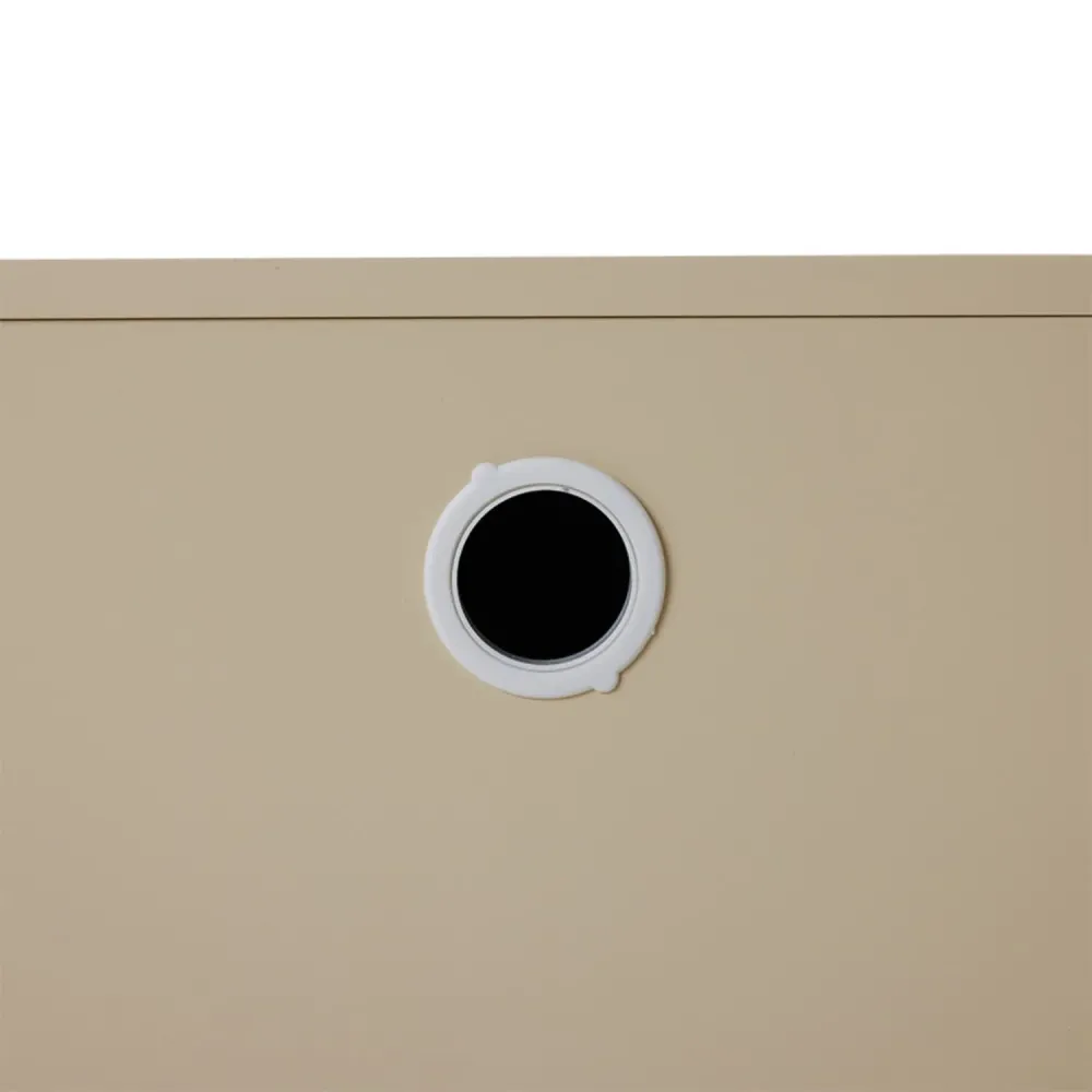 Space lowboard, sage/cream