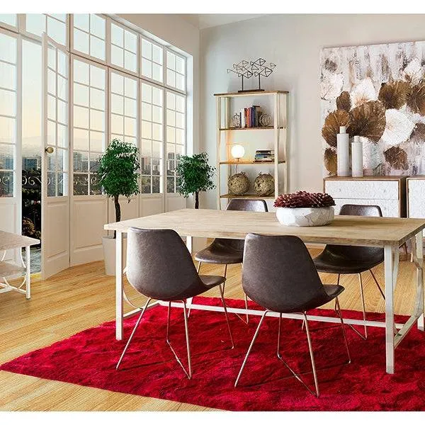 TEPE (170 X 240 X 6 CM) POLYESTER RØDT