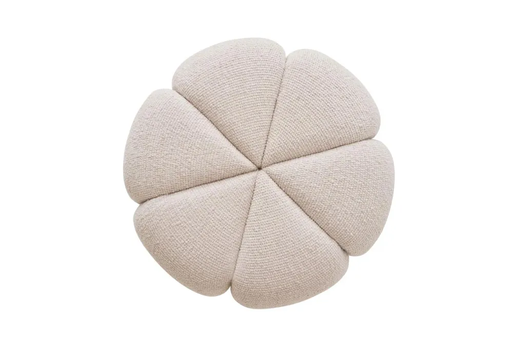 Vipp655 puff, Bølget Offwhite/lys grå 00002