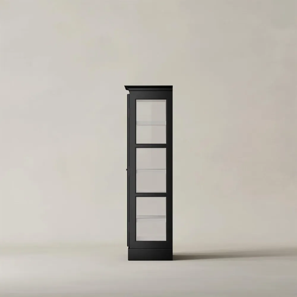 Vitrineskap V3 Sort