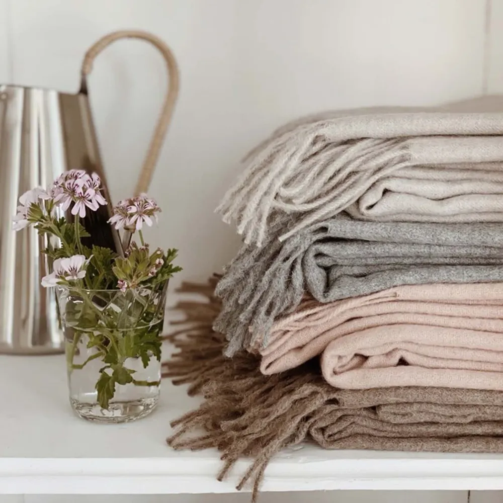 Alpakkapledd Classic Beige
