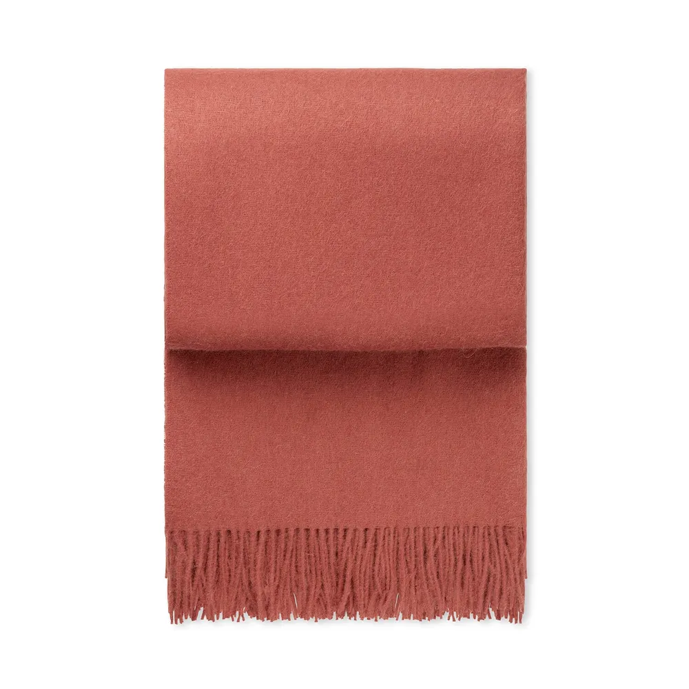 Alpakkapledd Classic Rusty Red