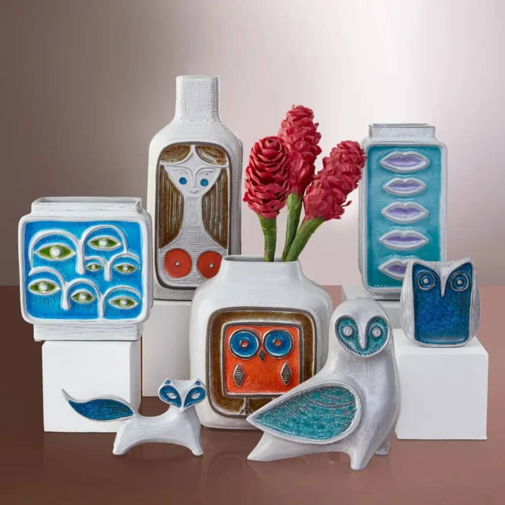 Glass Menagerie Fox - Turquoise