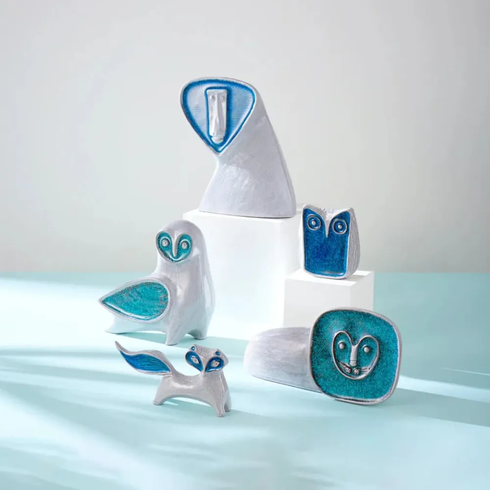 Glass Menagerie Fox - Turquoise